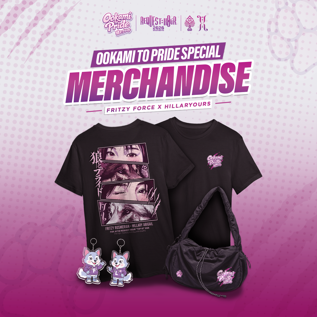 T-Shirt + Keychain Versi Fritzy